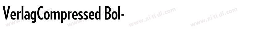 VerlagCompressed Bol字体转换